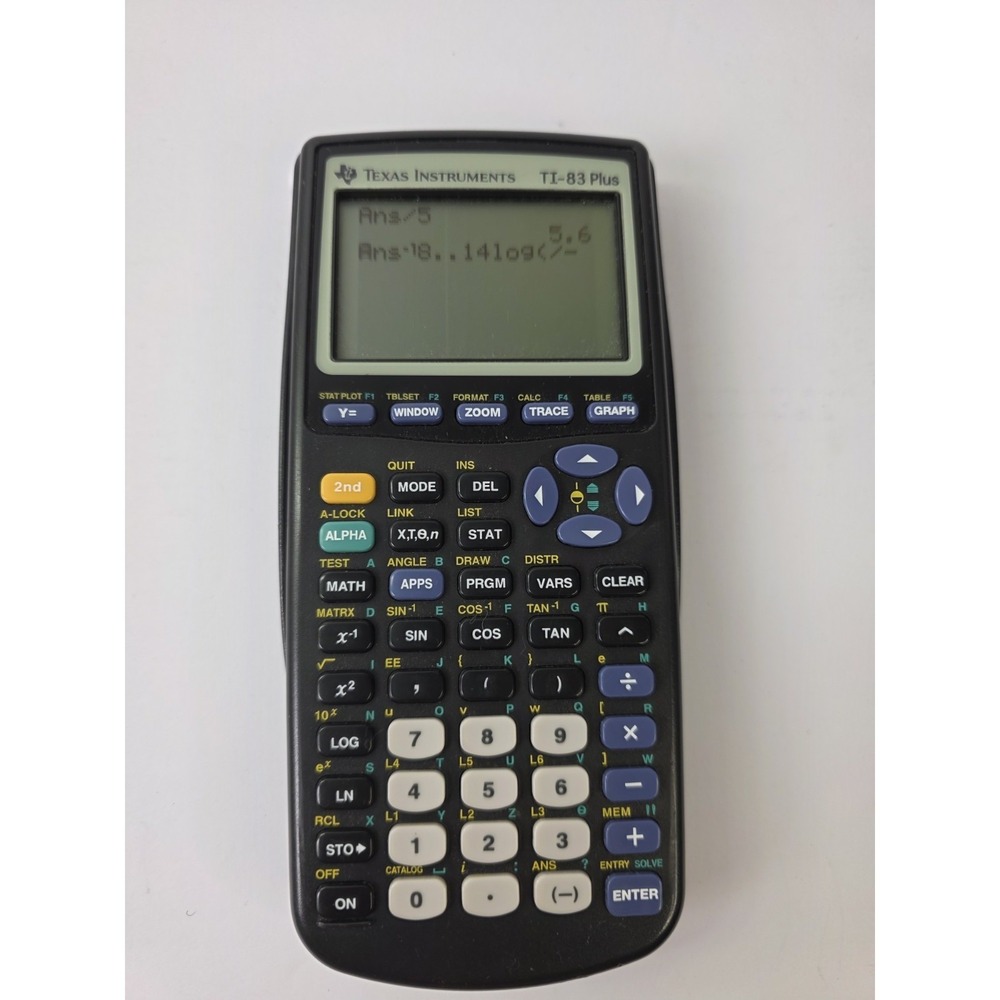 Texas Instruments TI-83 Plus Calculator OS Black Graphing Handheld